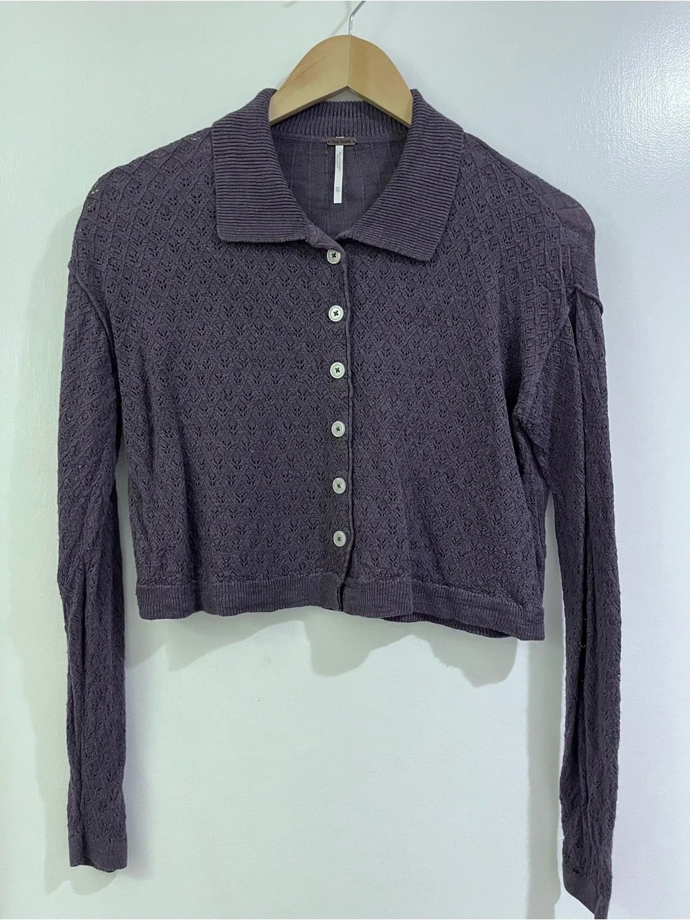 Free People Ribbed Knit Cardigan